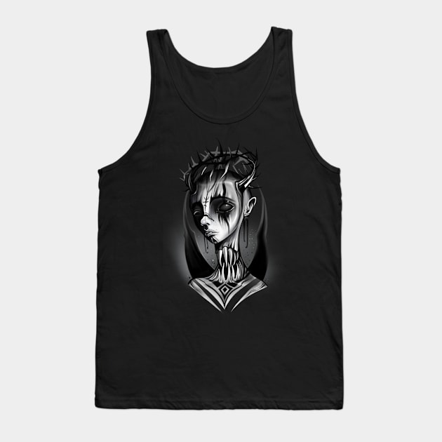Damn Angel Tank Top by IvanJoh